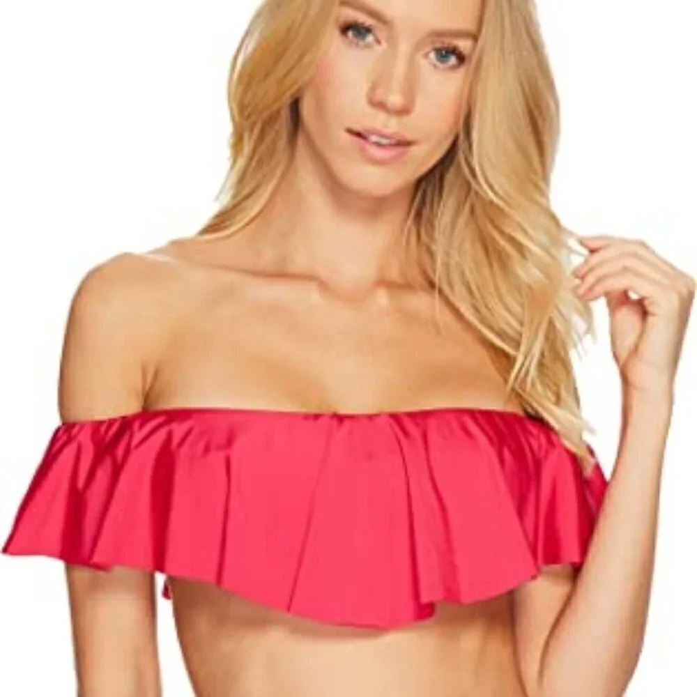 Trina Turk Bandeau Bikini Top size 8 NEW